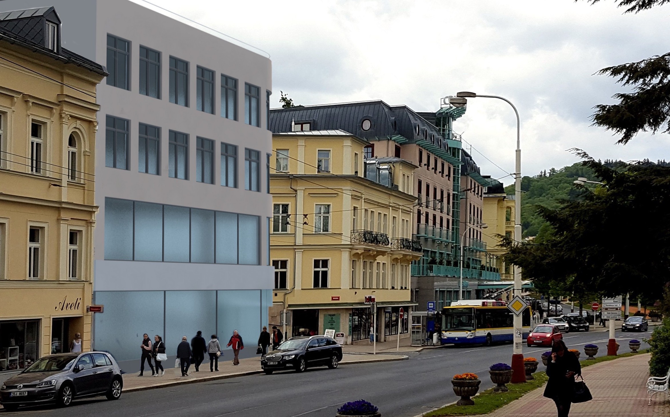 Památkáři souhlasí. Na Hlavní třídě vyroste kopie Baťova paláce