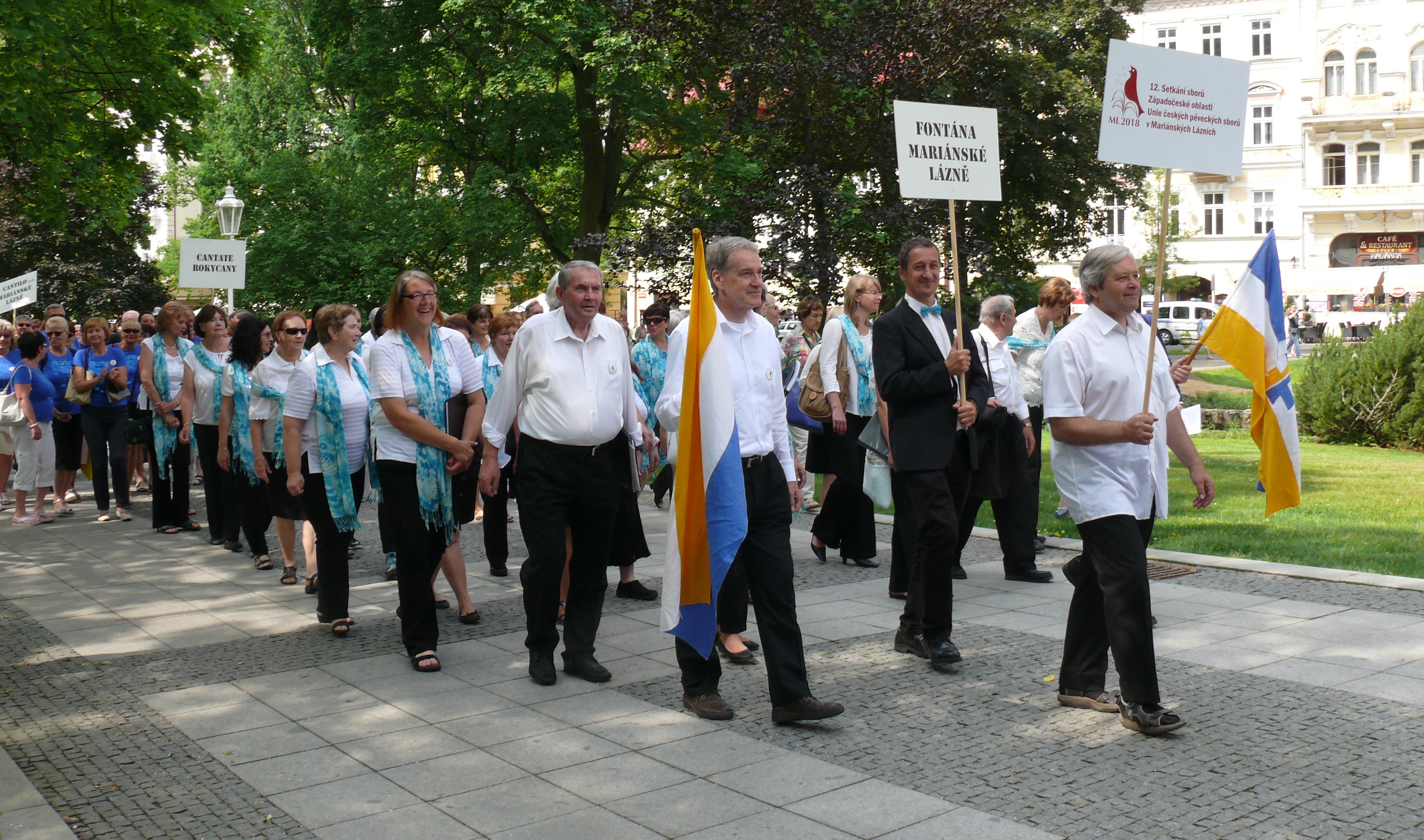 Setkání sborů: 300 hlasů rozeznělo Mariánské Lázně