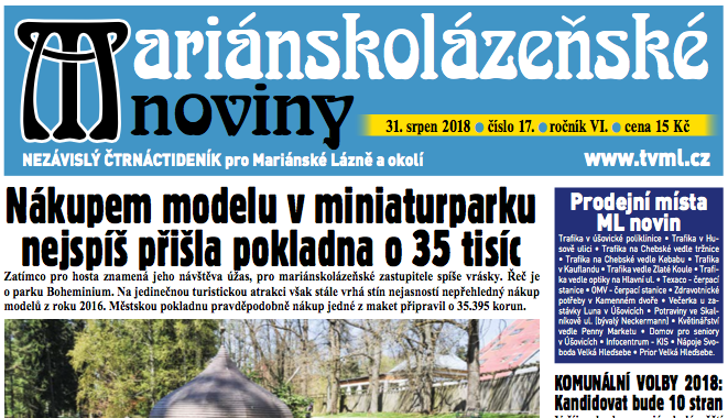 Mariánskolázeňské noviny 17/2018